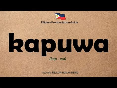 KAPUWA (Tagalog).